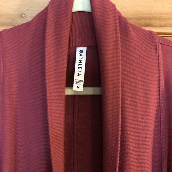 Athleta Open Front Cardigan Size Medium - Picture 3 of 10
